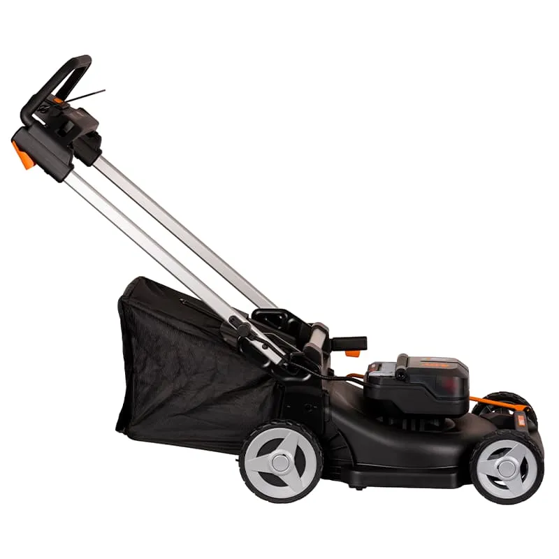 Газонокосилка WORX WG748E 40V 46 см аккумуляторная бесщеточная — детальное фото