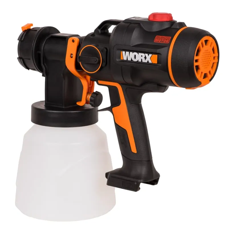 Краскопульт WORX WX020.9 20V бесщеточный аккумуляторный — детальное фото