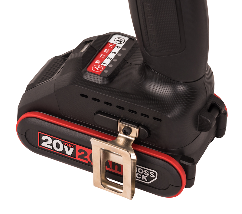 Винтоверт KRESS KU280 20V 190 Нм бесщеточный аккумуляторный — детальное фото