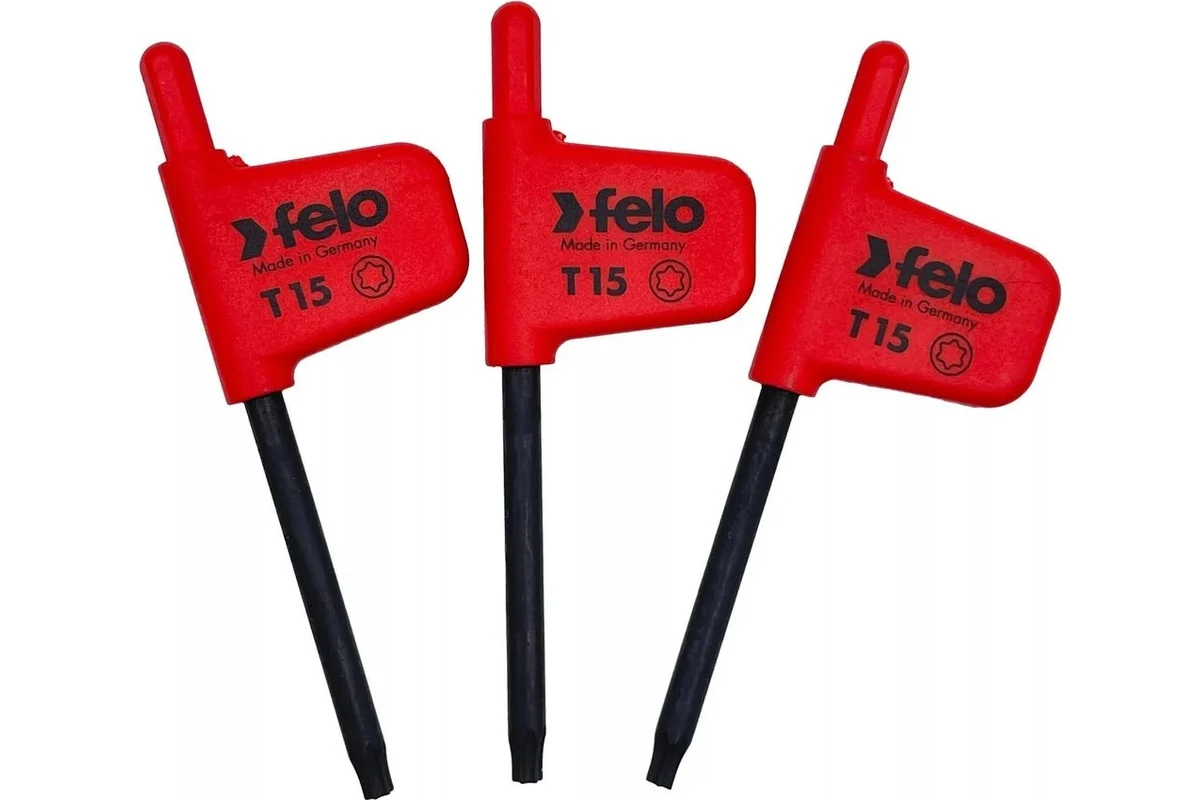 Флажковый ключ Felo TX15x43, упаковка 3 шт. 34811550 — детальное фото