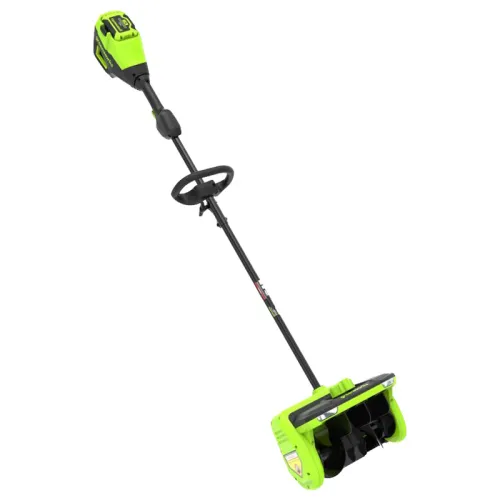 Снегоуборочная лопата Greenworks GD60SS2 60V 2603207 (30 см) с регулируемым направлением выброса бесщеточная аккумуляторная — детальное фото
