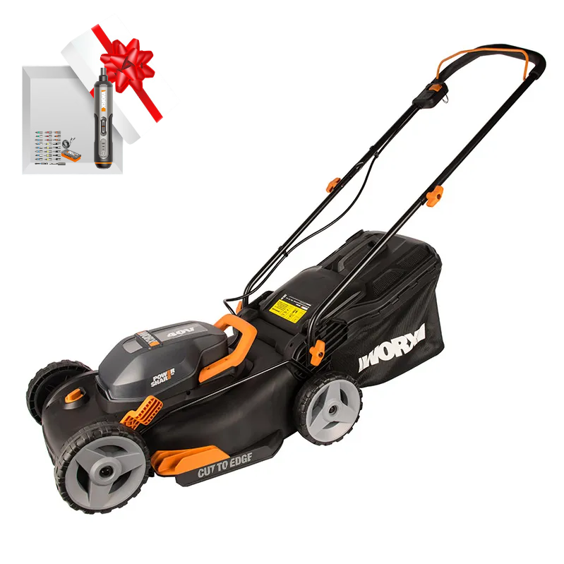 Газонокосилка WORX WG743E 40V  Li Lawn Mower 40см аккумуляторная — фото товара