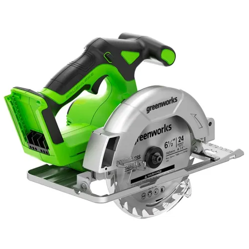 Циркулярная пила Greenworks GD24CS165 24V 1501607 бесщеточная аккумуляторная — детальное фото