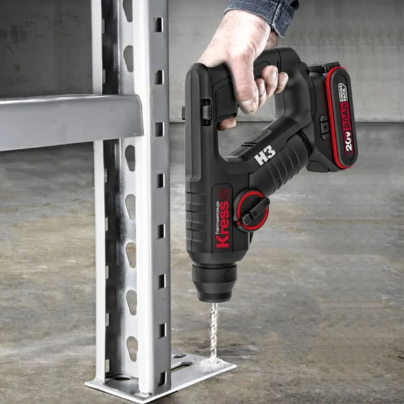 Перфоратор-дрель KRESS H3 KU381 20V 1,5Дж аккумуляторный — детальное фото