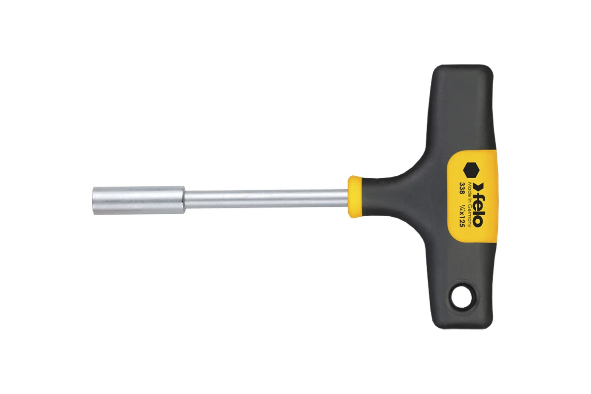 Т-образный ключ под биты 1/4" Felo 33812560 — детальное фото