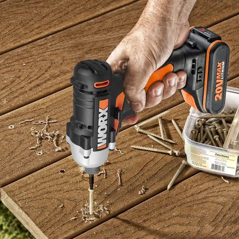 Винтоверт WORX WX290 20V 107Нм аккумуляторный — детальное фото