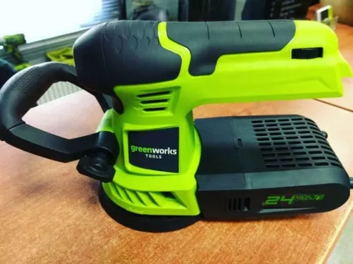 Шлифмашина Greenworks G24ROS 24V 3100107 (125 мм) аккумуляторная — детальное фото