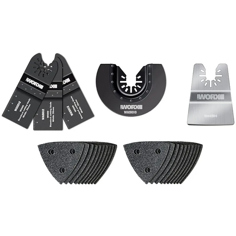 Набор насадок WORX WA5700 для реноватора 27 шт. — детальное фото