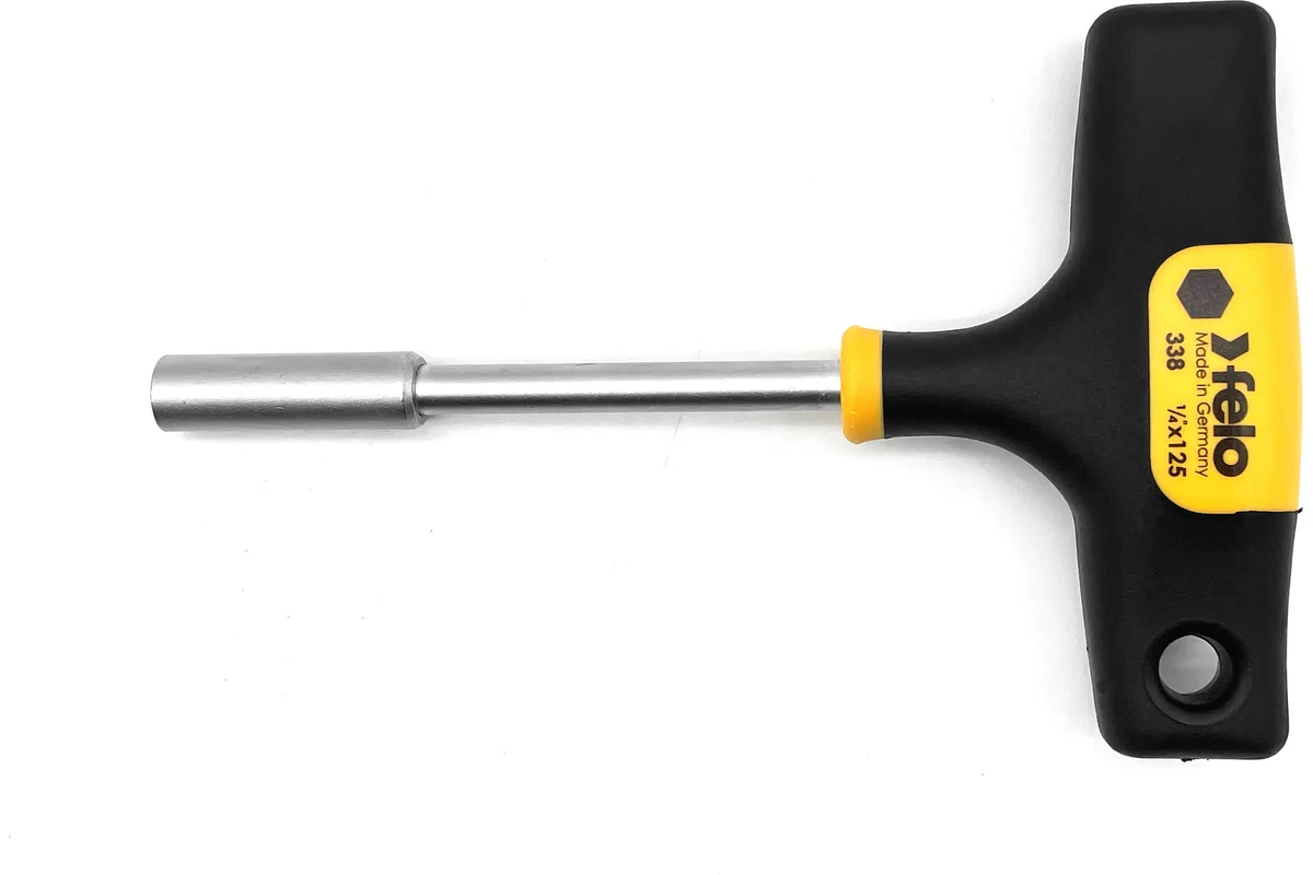 Т-образный ключ под биты 1/4" Felo 33812560 — детальное фото