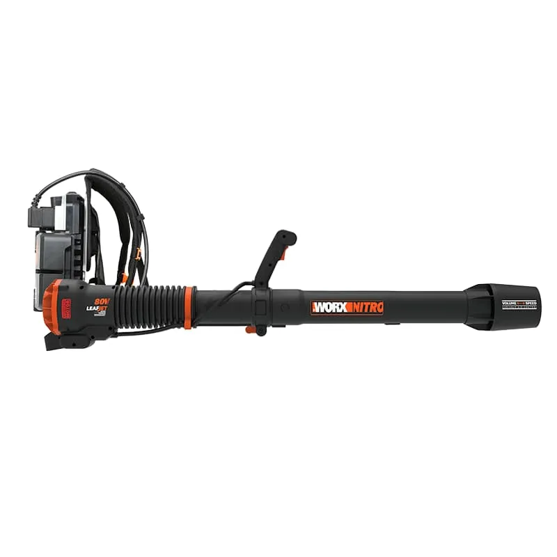 Воздуходувка WORX WG572E 80V аккумуляторная бесщеточная — детальное фото