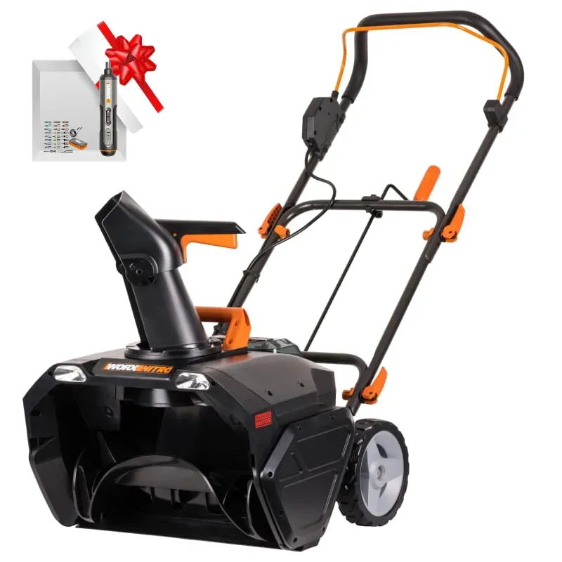 Снегоуборщик WORX WG471E 40V 50см бесщеточный аккумуляторный с двумя 4*Ач батареями и двойной 2А зарядкой